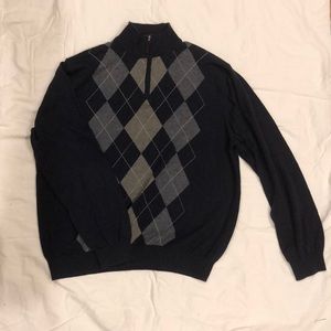 Tasso Elba Argyle Sweater